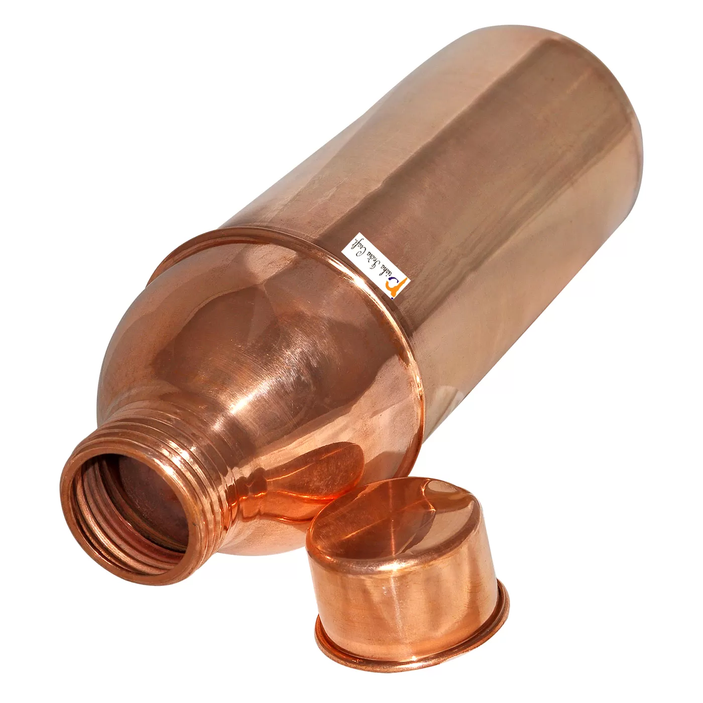 Copper New Bislery Stylish Bottle with Ayurvedic benefited, Capacity 800 ML / 27 oz, 2 image