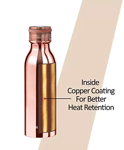 Glitz 600 Vacuum Insulated Thermosteel Bottle 580 ml 1 Piece Rose Gold, 5 image