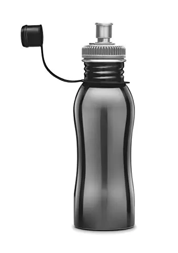 Easy Grip 500 Stainless Steel Water Bottle 500ml Black, 4 image
