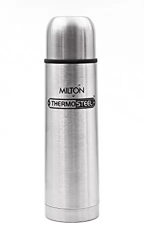 MILTON Thermosteel Flip Lid Flask 1000 ml and 500 ml Silver, 5 image