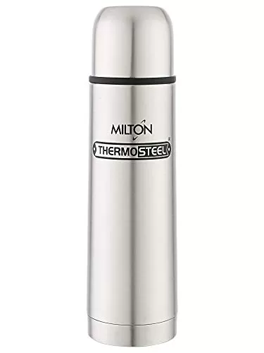 MILTON Thermosteel Combo - Flip Lid Flask 1000 ml + Plan lid flask 500 ml, 5 image