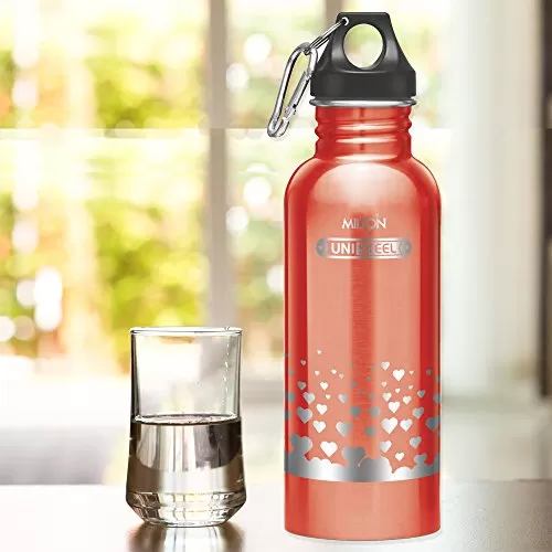 MILTON Alive Stainless 750 Stainless Steel Bottle 750ml Red, 3 image