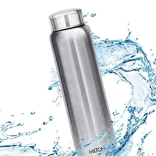 MILTON Aqua 1000 Stainless Steel Water Bottle 950 ml Silver, 3 image