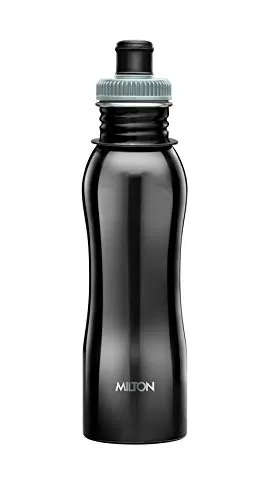 Easy Grip 750 Stainless Steel Water Bottle 750 ml Black + Hawk 750 Stainless Steel Water Bottle 750 ml Orange, 2 image