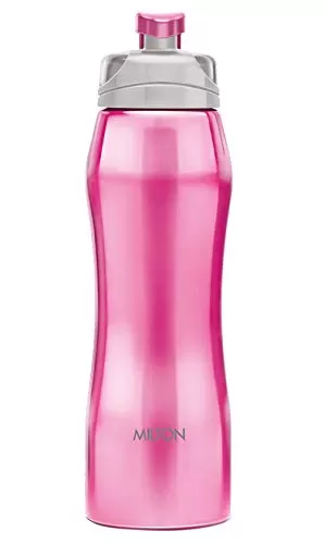 Vogue 750 Stainless Steel Water Bottle 750 ml Orange + Hawk 750 Stainless Steel Water Bottle 750 ml Pink, 5 image