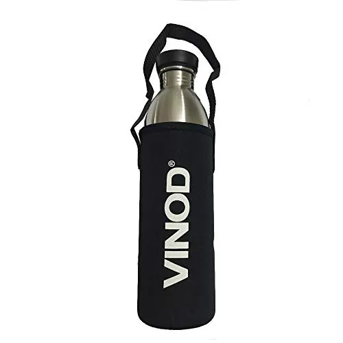 Inside Stainless Steel Water Bottle for Office and Home 1000ml Silver, 2 image