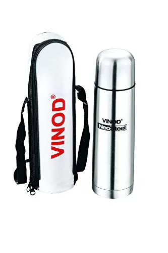 Vinod Bullet Stainless Steel Thermos 1000ml Silver, 2 image