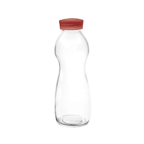 Eazy Grip Borosilicate Glass Bottle 550ml Red, 2 image