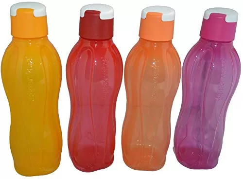 Flip Top Water Bottle 750ml - 4pcs set (mutlicolor), 3 image