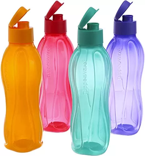 Flip Top Water Bottle 750ml - 4pcs set (mutlicolor), 2 image