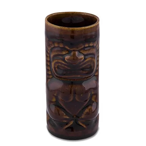 Handcrafted Ceramic Beer Mug 450 ml Tiki Tropical Bar Cocktail Mug Set of 2, 3 image