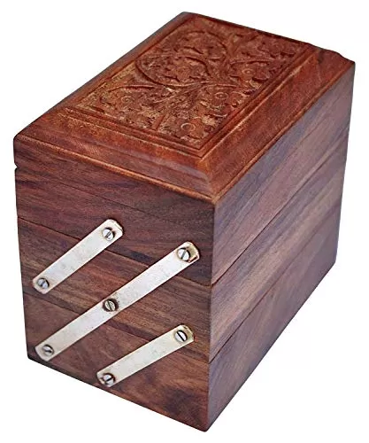 Wooden Jewellery Box | Jewel Organizer for Women's | Handicrafts Gift Items for Girls
