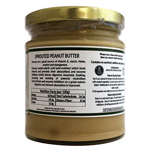 Organics Sprouted Peanut Butter 150 g, 2 image