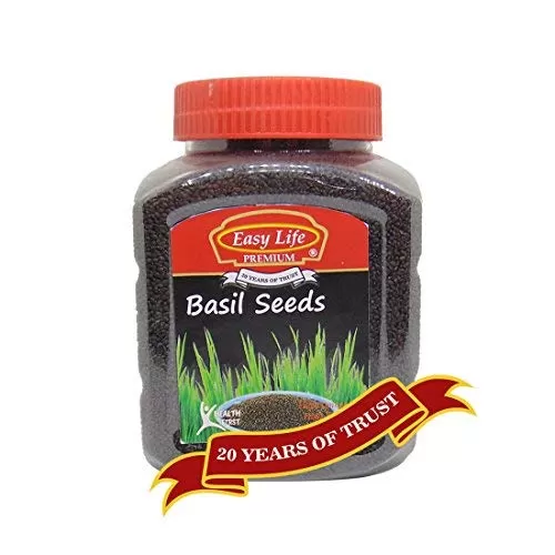 Basil Seeds 400g (Tukmaria Seeds for Weight Loss - Sabja Basil Seeds)