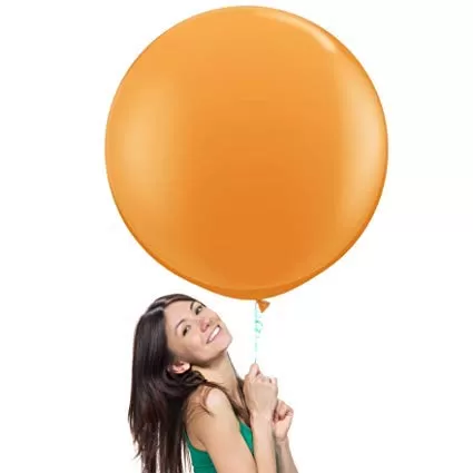 36 Inches-Jumbo Latex Balloons Giant Round Helium Balloons Great Deal for Brthdays Weddings Receptions Festival Party Decoration- Pack of 2