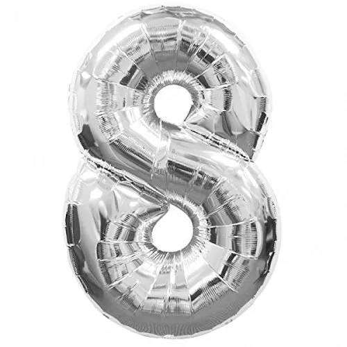 Eight Number Foil Balloon 16" Inch
