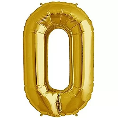 Number Zero Foil Balloon 16" Inch