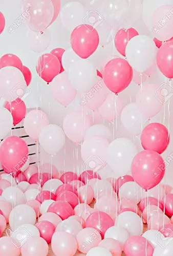 Number 36 Gold Foil Balloon and 50 Nos Pink Color Latex Balloon and Happy Brthday Banner Combo