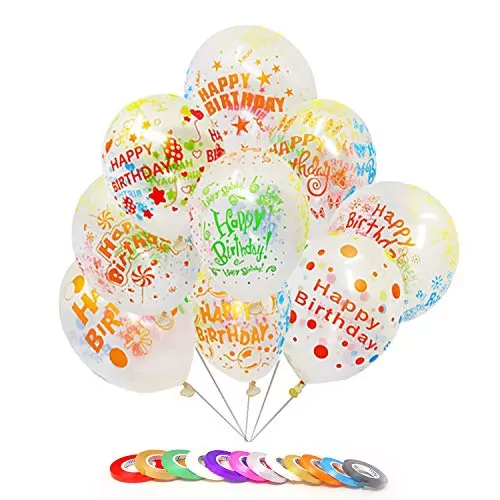 Printed Balloons for Brthdays (Pack of 200)