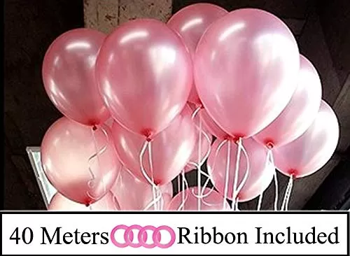 Metallic Balloons (Pink_10 Inch_Pack Of 100)
