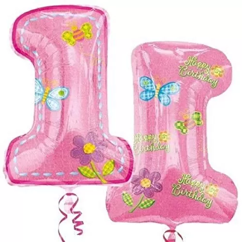 18 Inch Minnie Mouse Foil Balloons for 1st Brthday Party Decoration - Pink