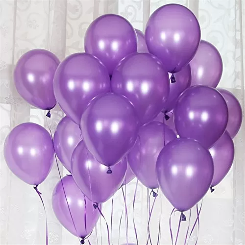 Metallic Balloons (Light Purple_10 Inch_Pack Of 200)