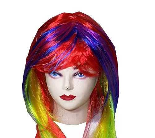 Set of 3 Quick Fill in 60 Second Magic Balloon Holi Water Balloon with Funny Hair Wig Best Holi Celebration Pack (with Design 5)