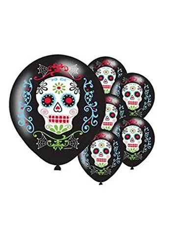 Halloween Standard Round Party Horror Theme Halloween Balloons Pack of 50 PCs +1 Air Pump