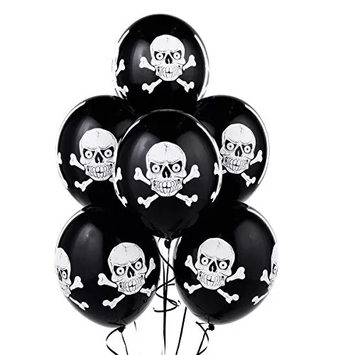 Horror Danger Sign Halloween Balloon Halloween Theme Party Balloon Pack of 30-Medium