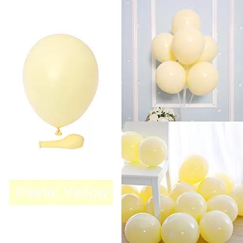 Products Pastel Colored Balloons Pastel Happy Brthday Party Decorations Pastel Small Shower Decorations Pastel Brthday Balloons Pastel Yellow Color Pack of 30
