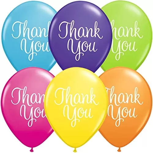 Thank You Message Printed Balloons (Thank You Printed Balloons) ( Pack of 30)