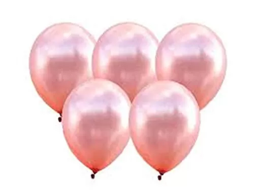 Products Pink Metallic Chrome Balloons for Brthdays Anniversaries Weddings Functions and Party Occassions (Pack of 50 )