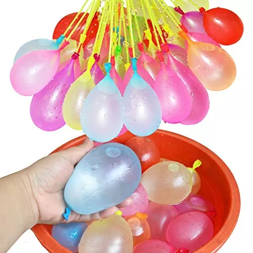 Products Automatic Fill and Tie Magic Water Balloons for Holi - Multicolour (Pack of 111 Balloons)