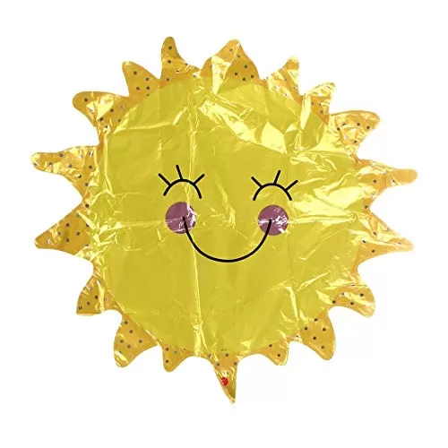 Mini Sun Shape Foil Balloon and Balloon Pump, 5 image
