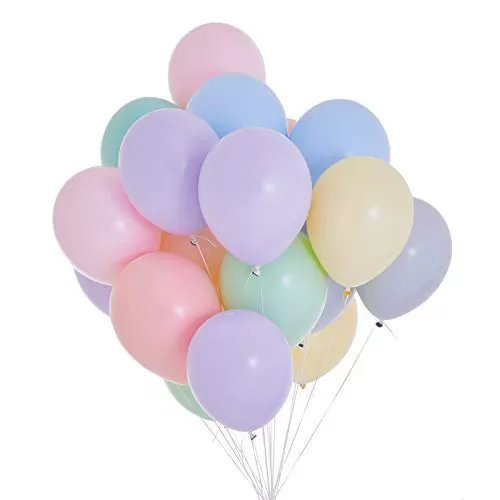 Pastel Color Balloons and Balloon Pump Combo - Pack of 25 (Pastel Pink), 3 image