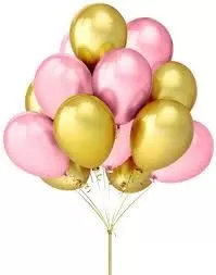 Number 22 Gold Foil Balloon & Happy Brthday Banner, 2 image