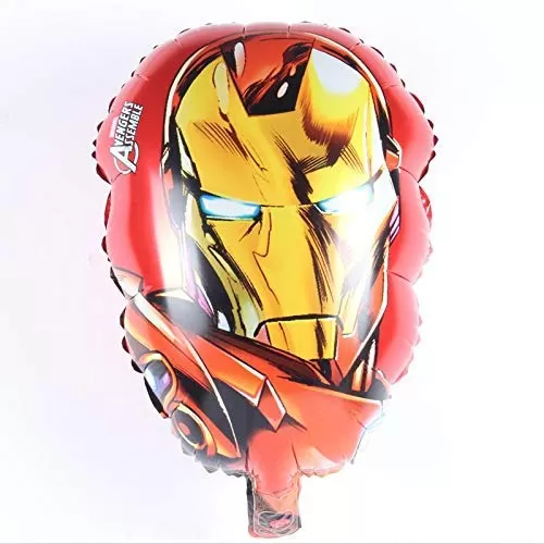 Super Hero Ironman Face Helium Foil Balloon (22 Inches), 2 image