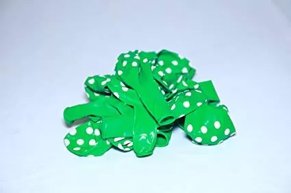 Dark Green 12 inches Pack of 30 Polka dot Balloon for Theme Party Brthday Anniversary Small Shower and Party Decorations, 2 image