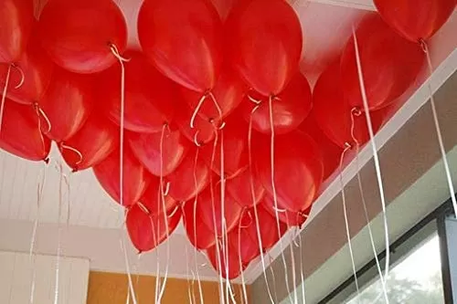 Metallic Shiny Peal Finish Balloons with Balloon Pump, 2 image