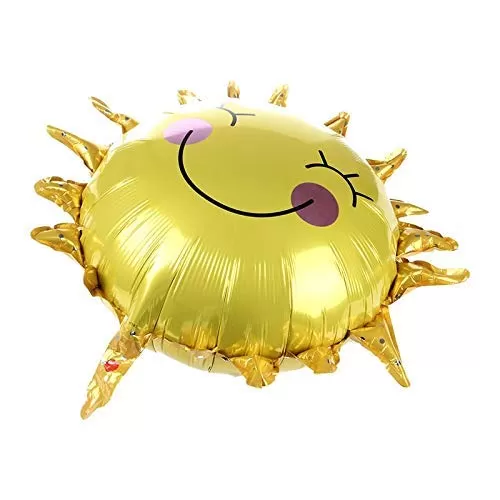 Mini Sun Shape Foil Balloon and Balloon Pump, 3 image
