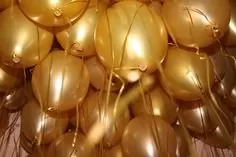 Pick Indiana Brthday Party Metallic Balloon Hd - Gold (Pack of 50), 3 image