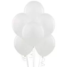 SVT Balloons Party Latex for Decoration (Pack of 100) - White, 2 image