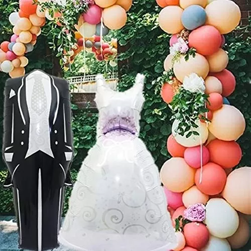 Bride and Groom Foil Balloon for Bridal Shower Wedding Decor, 3 image