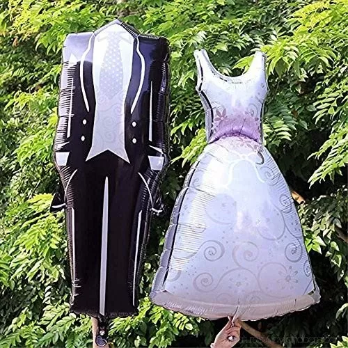 Bride and Groom Foil Balloon for Bridal Shower Wedding Decor, 4 image