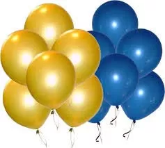 Number 8 Gold Foil Balloon & Happy Brthday Banner, 2 image