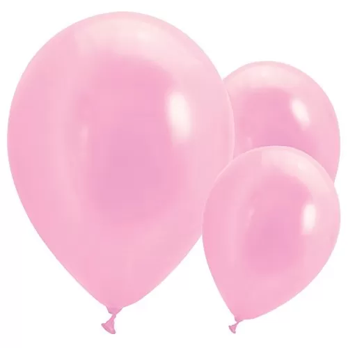 Pick Indiana Brthday Party Metallic Balloon Hd - Pink (Pack of 50), 2 image