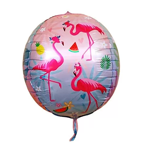 Flamingo 4D Foil Balloon for Hawaii Luau Theme Party Decoration - Pack of 1, 2 image