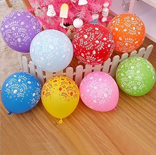 Party Bazz Printed Theme Brthday Party Decoration Balloons (Pack of 25), 4 image