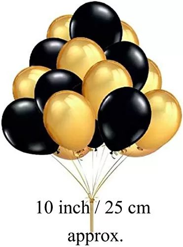 (Pack of 50) Happy Brthday Foil Balloon with Metallic & Foil Balloons / Happy Brthday Set / Brthday Decoration Items Combo, 4 image