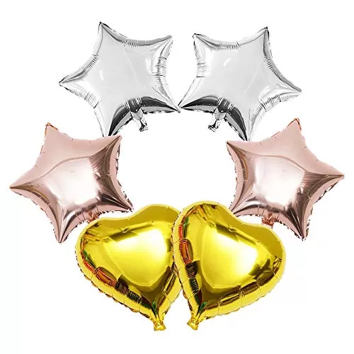 (Pack of 72) Happy Brthday Letter Foil Balloons Set Decoration Combo Brthday Balloons for Decoration - Multi, 4 image